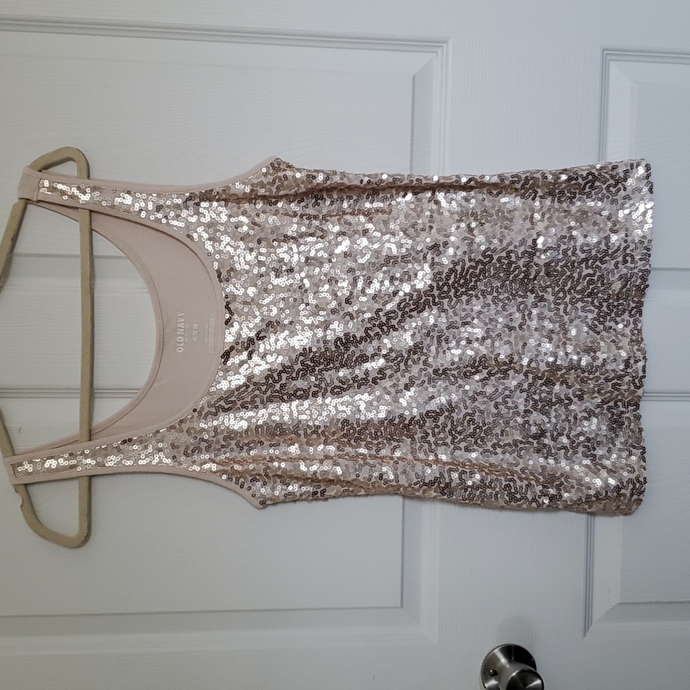 Old Navy sequin tank top XL